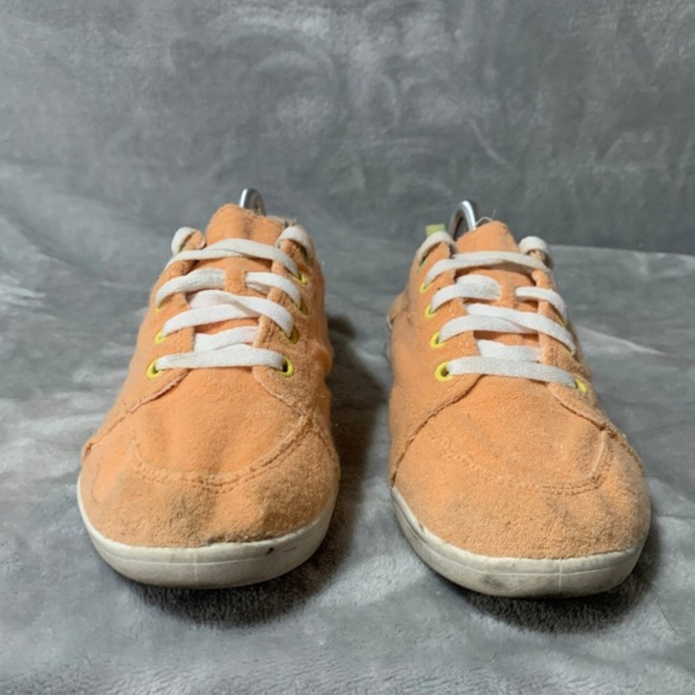 Vionic Beach Pismo Apricot Orange Terry Cloth Casual‎ Sneakers Womens 11